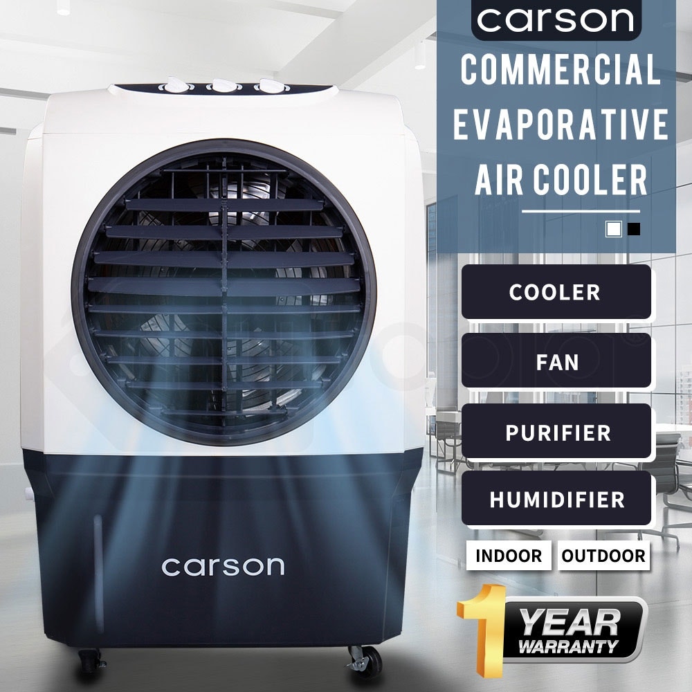 CARSON 4in1 Evaporative Air Cooler Portable Commercial Fan Industrial Workshop Water