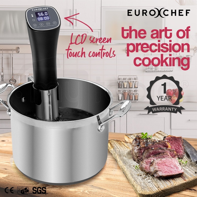 EuroChef Sous Vide Cooker Immersion Heater Circulator Precision Slow Kitchen