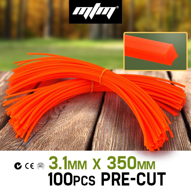 MTM Pre-Cut 35cm Trimmer Line Whipper Snipper Cord Brush Cutter Brushcutter Lawn