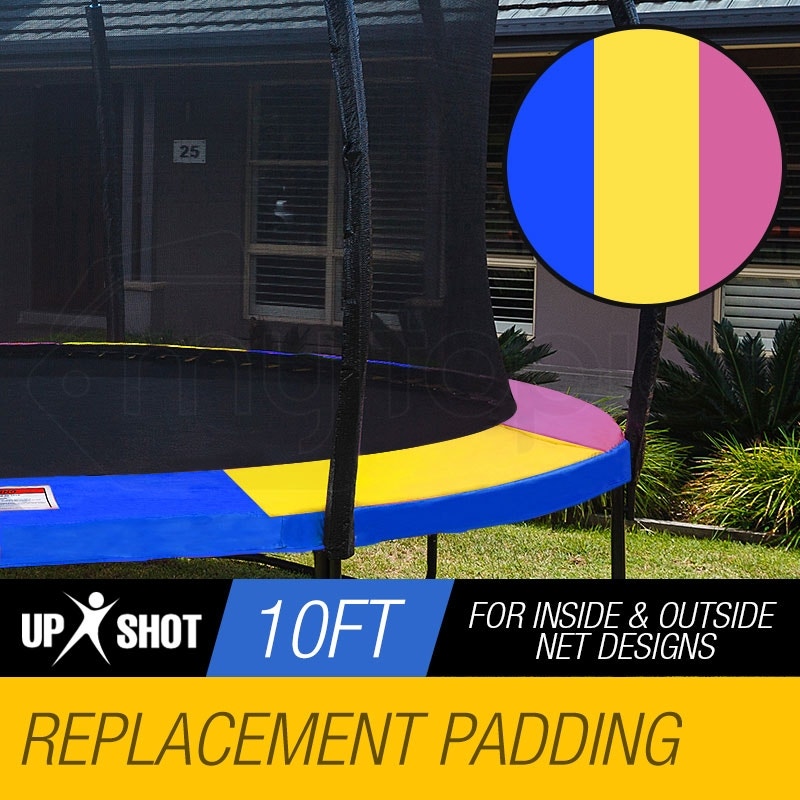 UP-SHOT 10ft Replacement Trampoline Padding - Pads Pad Outdoor Safety Round Multi-Colour
