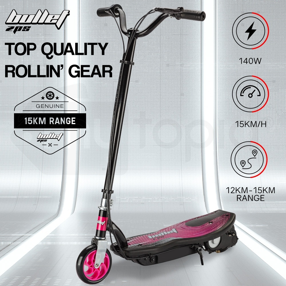BULLET Pink 140W Electric Kids Scooter - ZPS